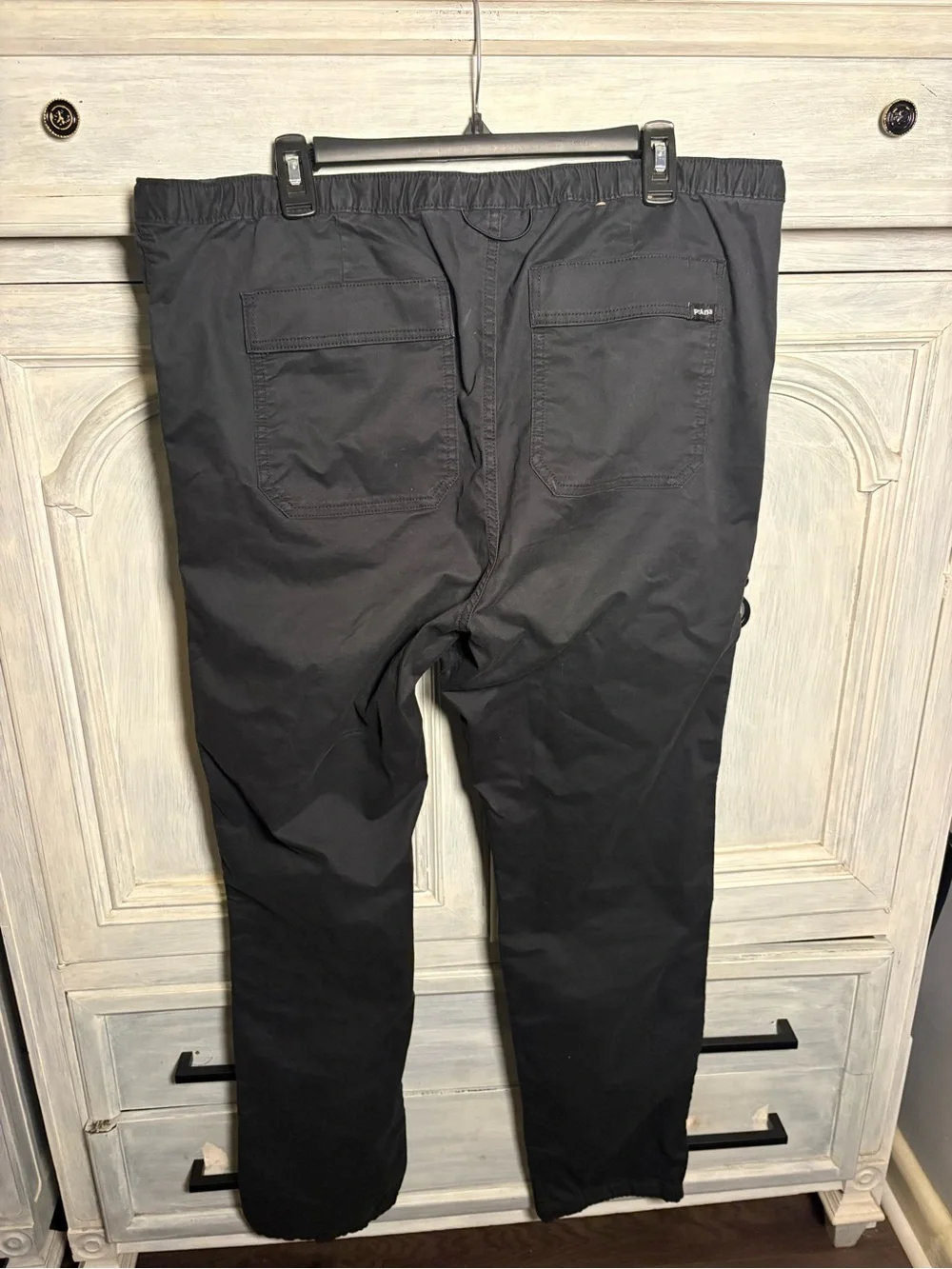Men’s Prana High Rock‎ Pants Black Hiking Utility Outdoors Organic Cotton Active